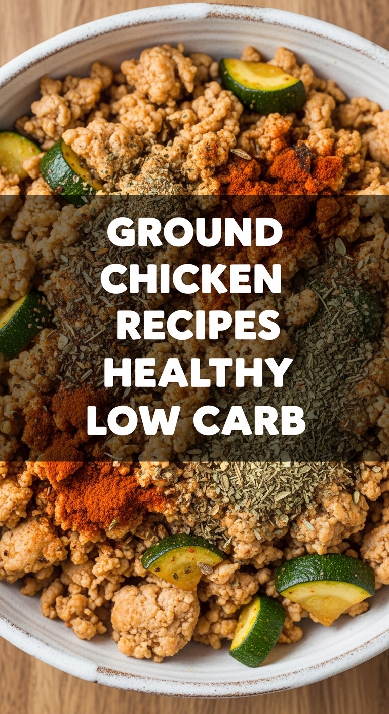 Ground Chicken Recipes Healthy Low Carb