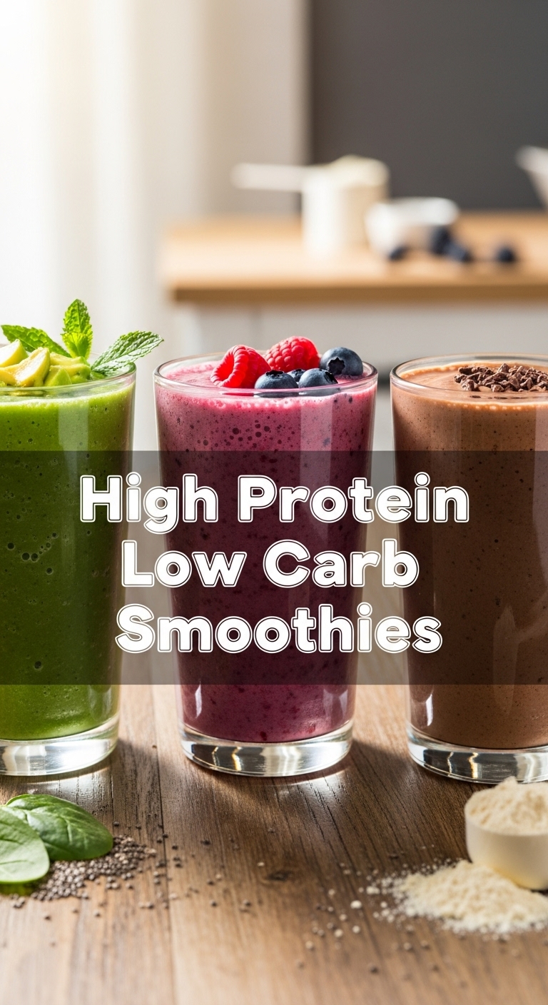 High Protein Low Carb Smoothies