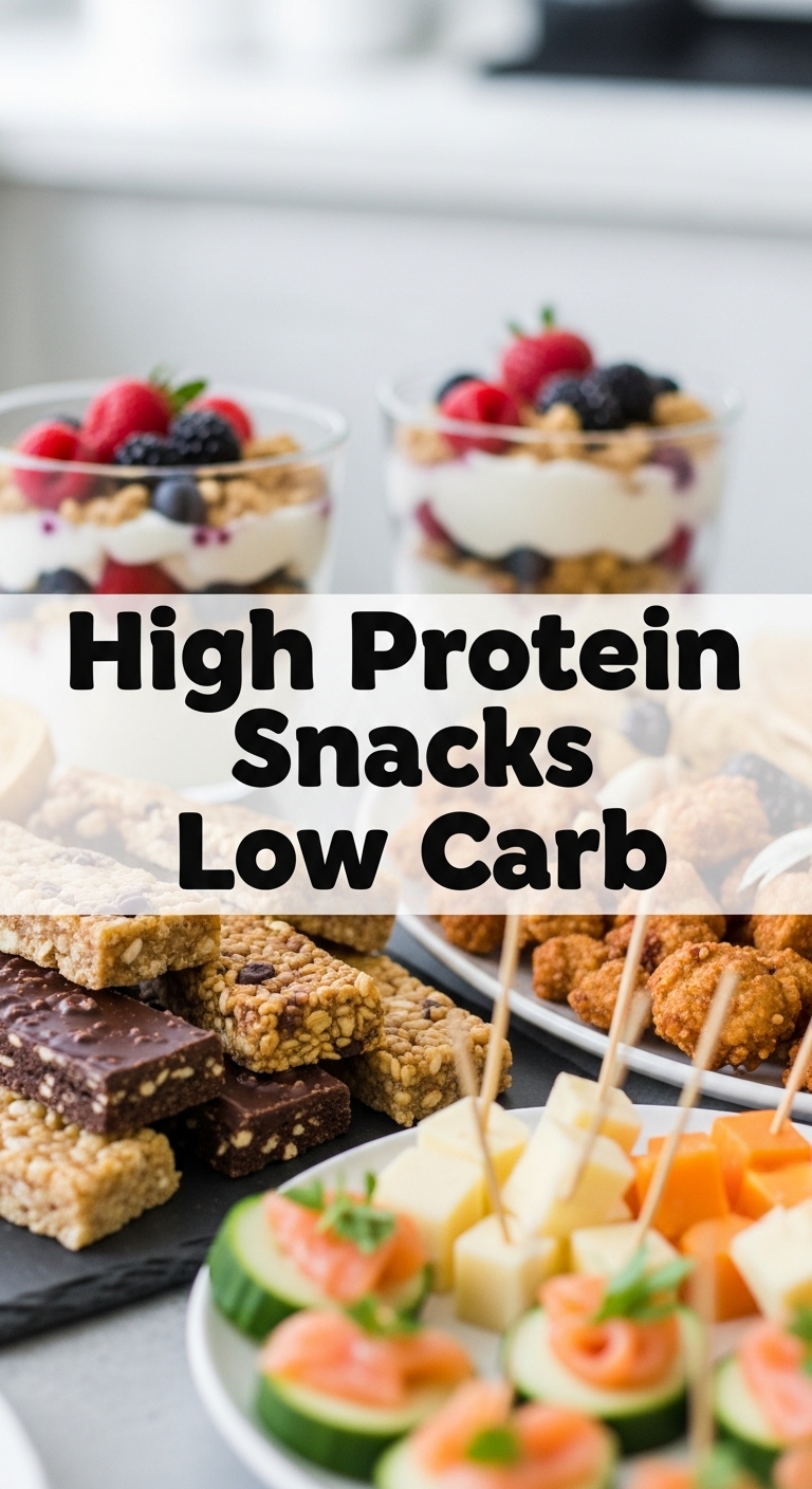 High Protein Snacks Low Carb