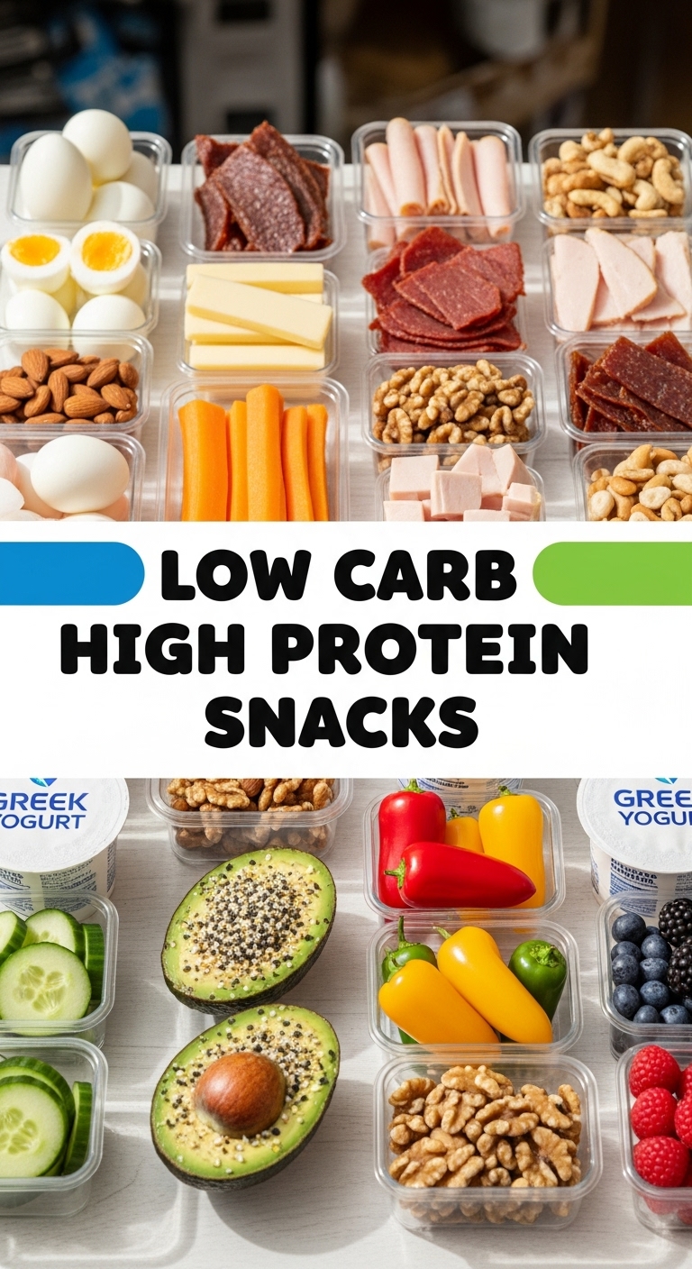 Low Carb High Protein Snacks