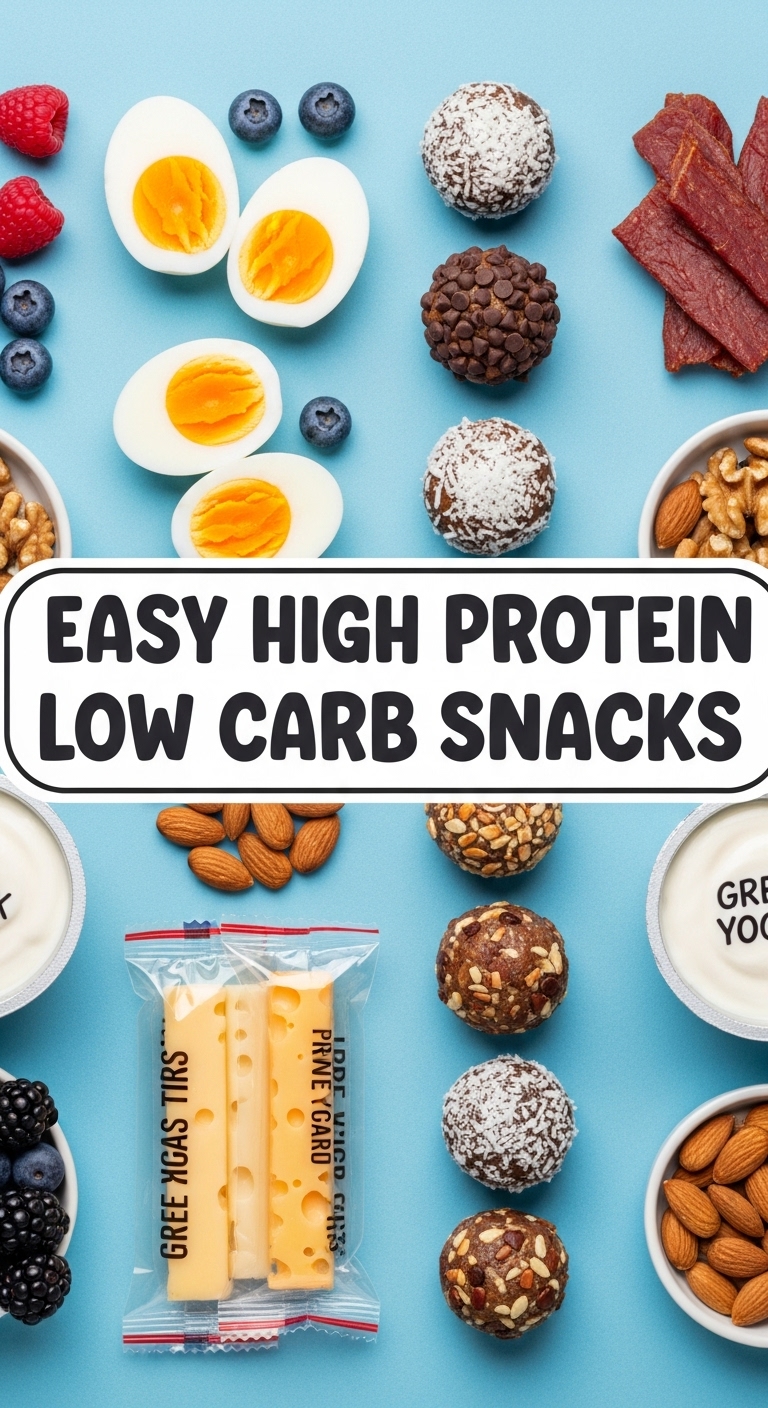 Easy High Protein Low Carb Snacks