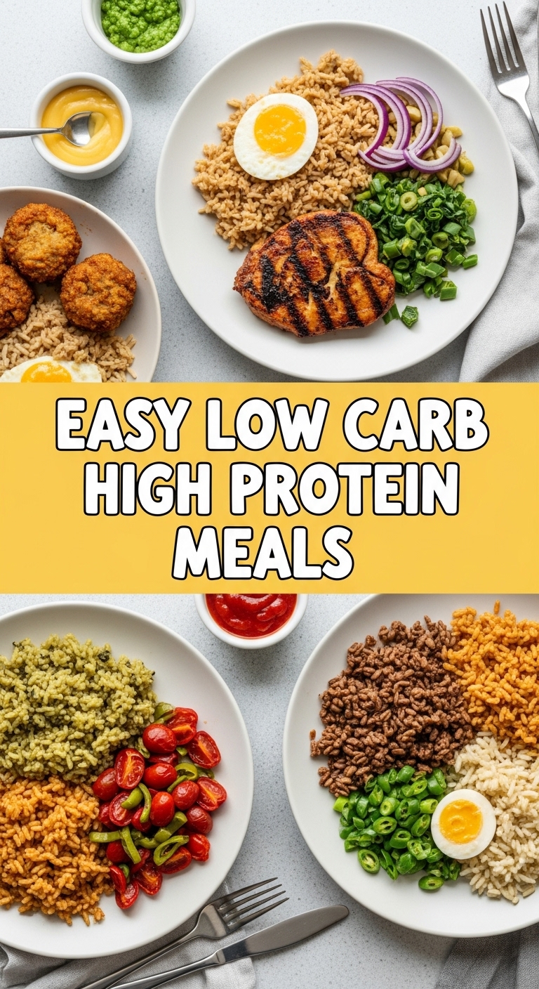 Easy Low Carb High Protein Meals
