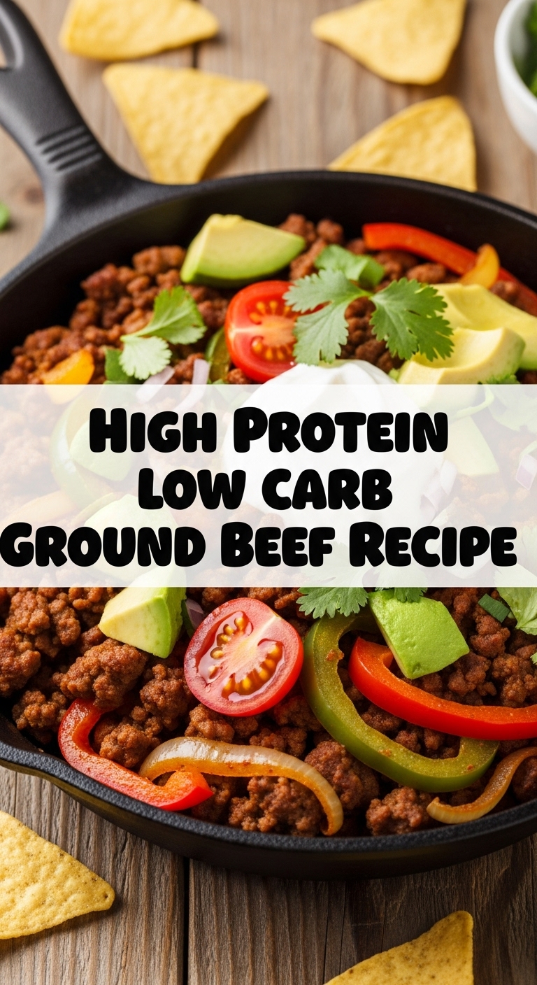 High Protein Low Carb Ground Beef Recipe