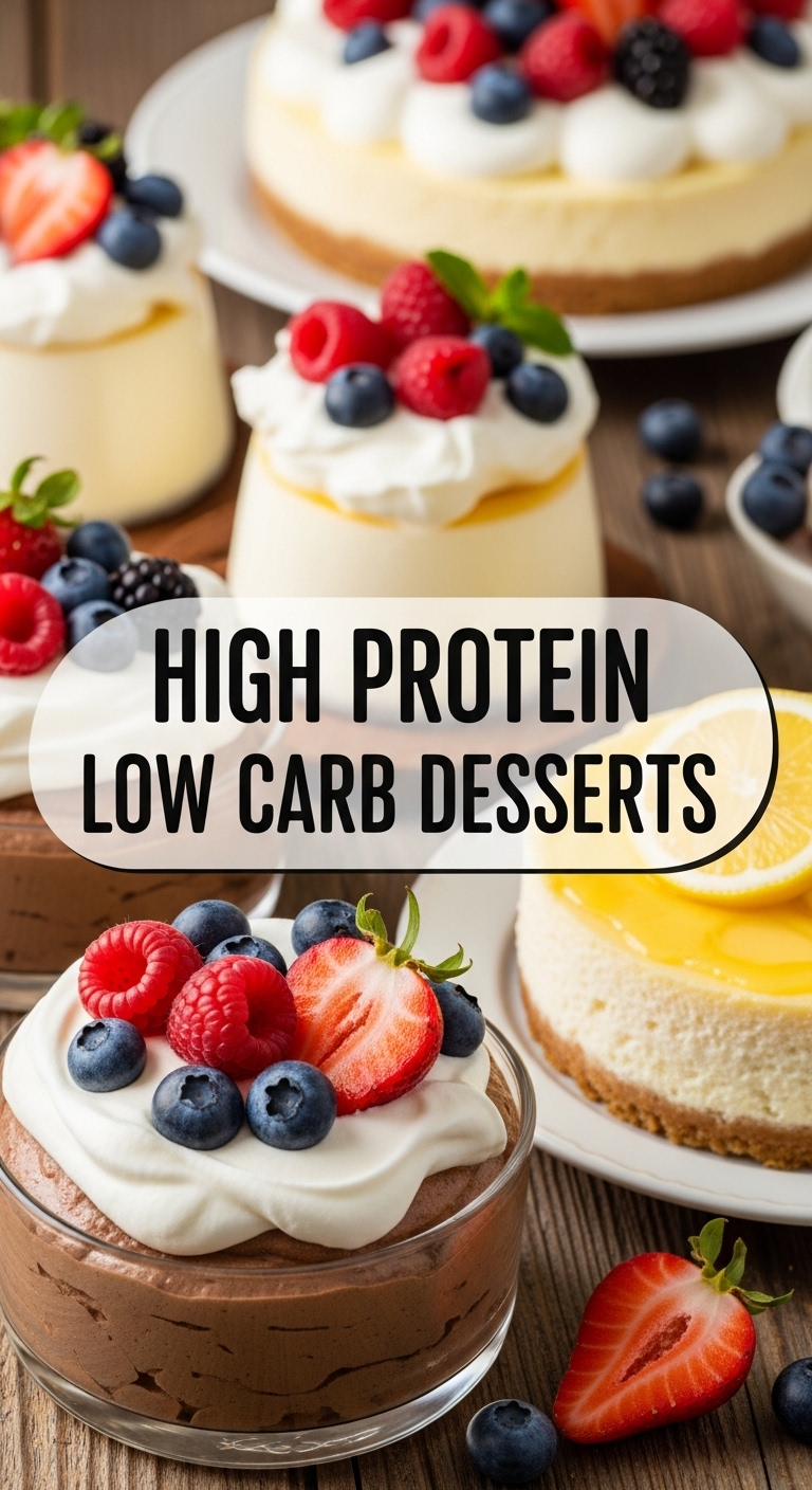 High Protein Low Carb Desserts