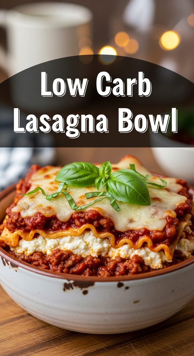Low Carb Lasagna Bowl