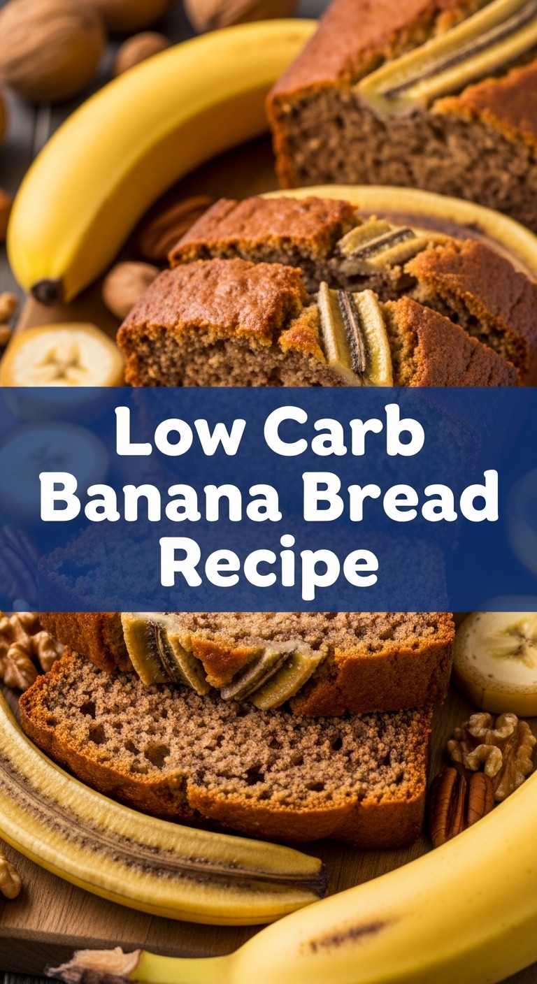 Low Carb Banana Bread Recipe