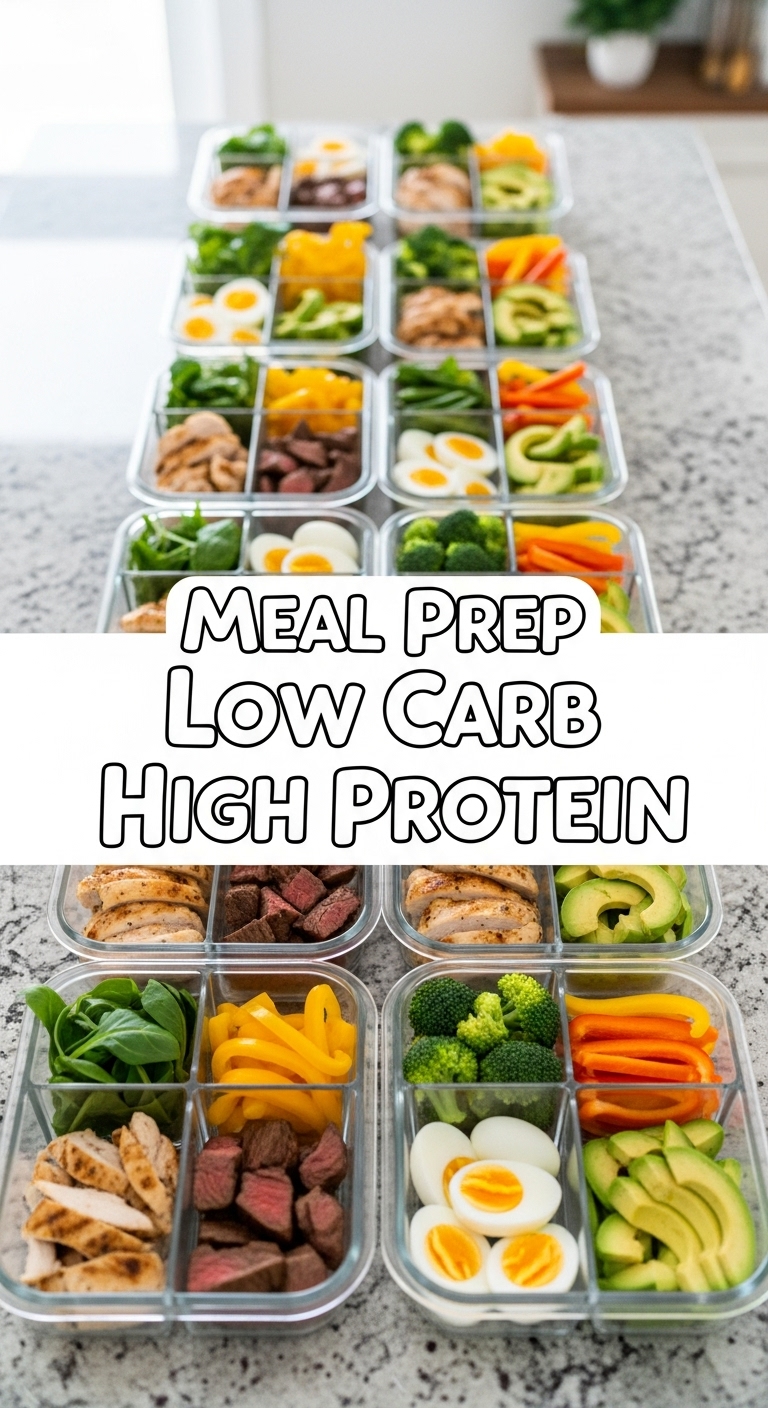 Meal Prep Low Carb High Protein