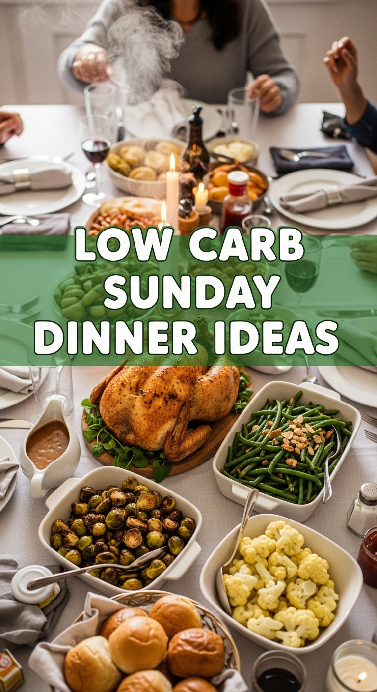 Low Carb Sunday Dinner Ideas