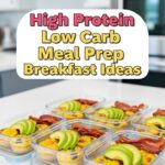 High Protein Low Carb Meal Prep Breakfast Ideas