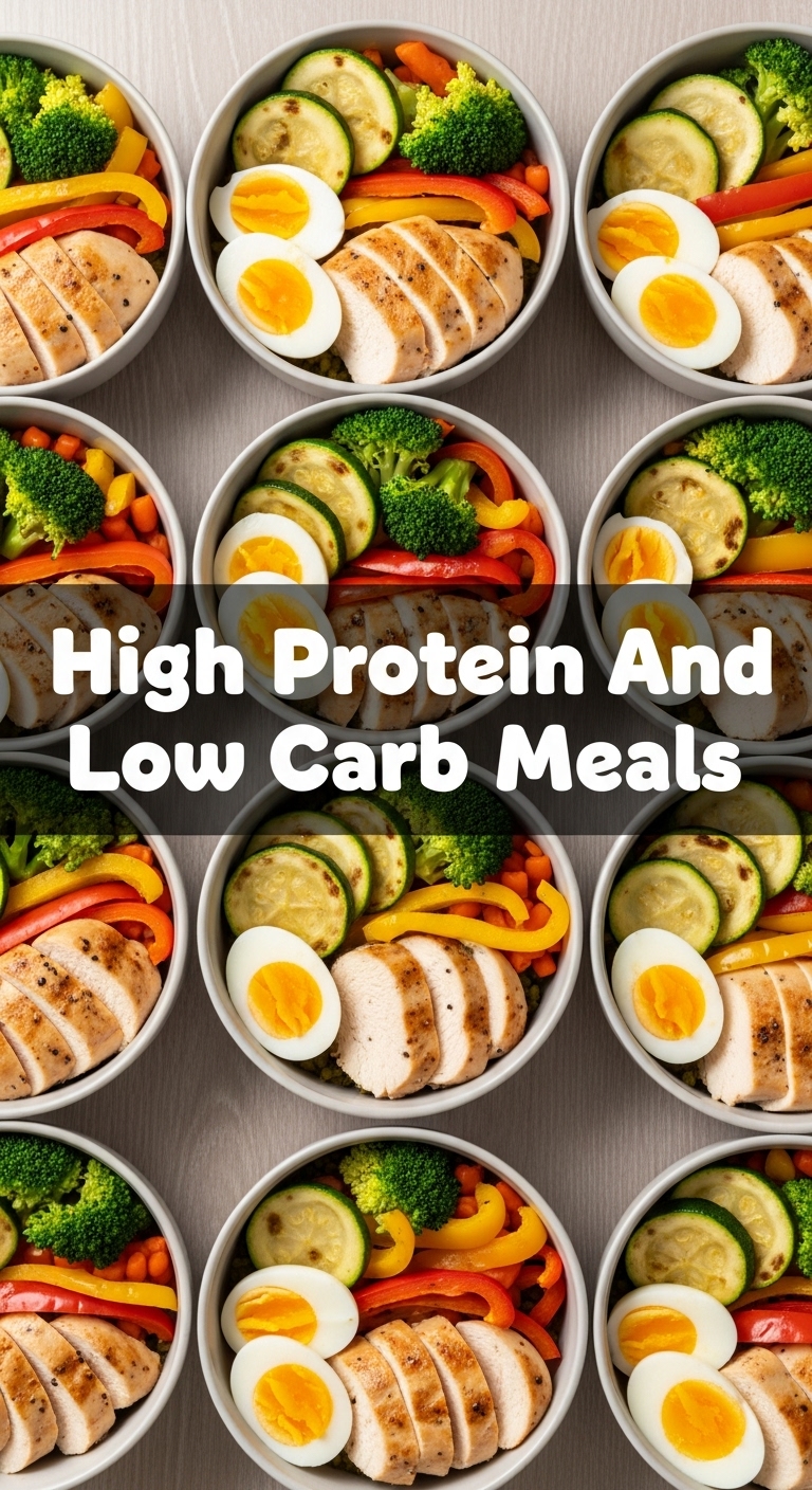 High Protein And Low Carb Meals