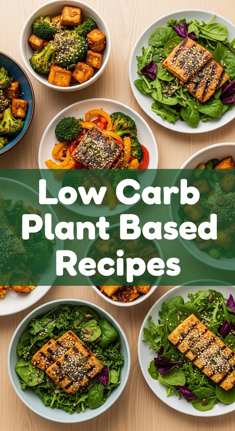 Low Carb Plant Based Recipes