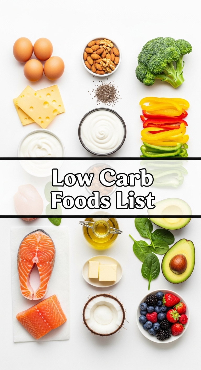 Low Carb Foods List