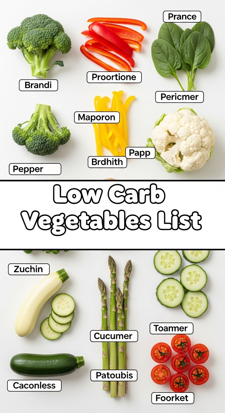 Low Carb Vegetables List
