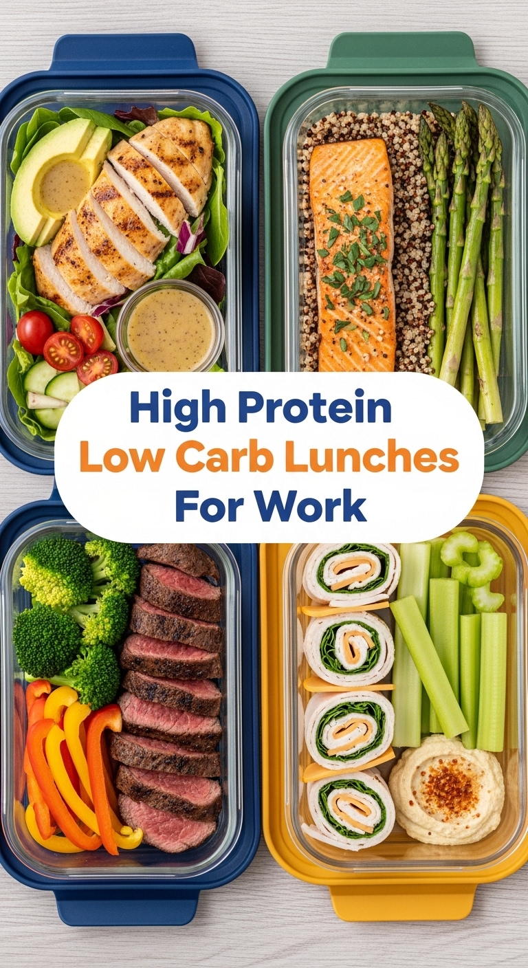 High Protein Low Carb Lunches For Work