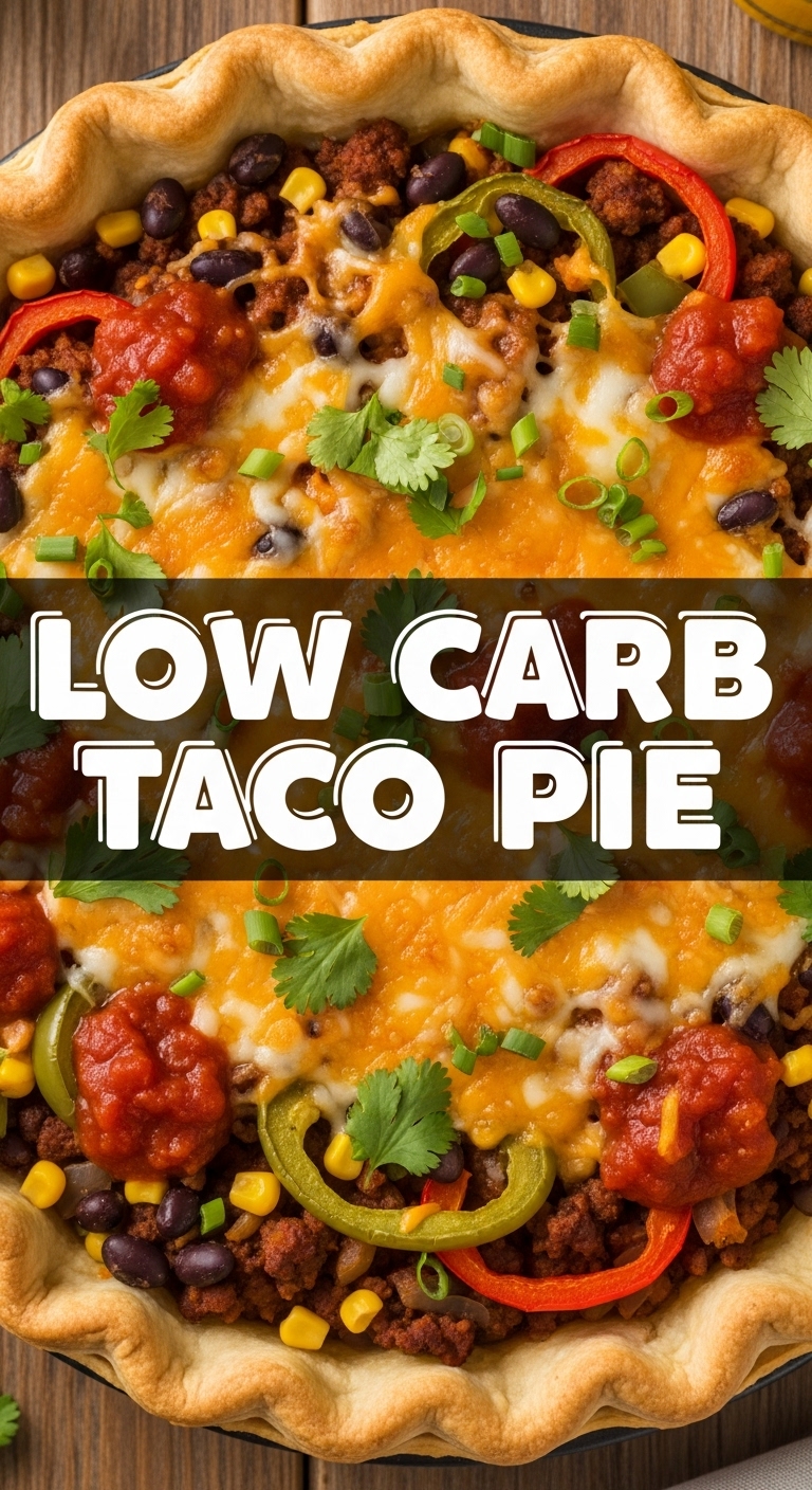 Low Carb Taco Pie