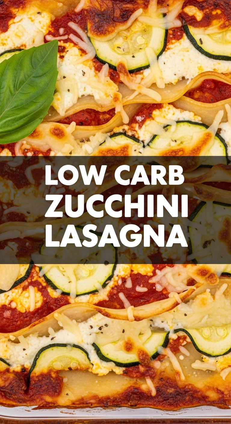 Low Carb Zucchini Lasagna