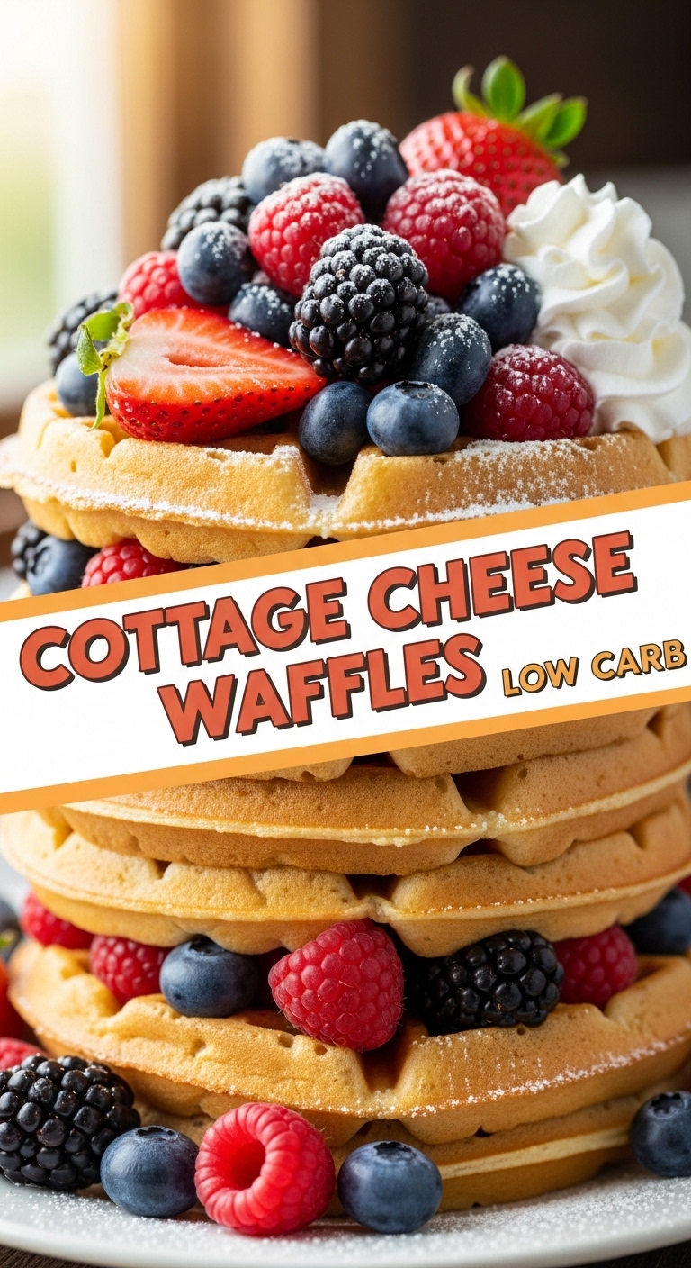 Cottage Cheese Waffles Low Carb