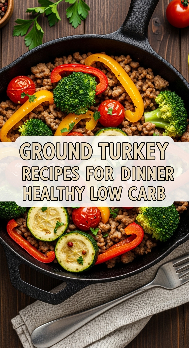 Ground Turkey Recipes For Dinner Healthy Low Carb