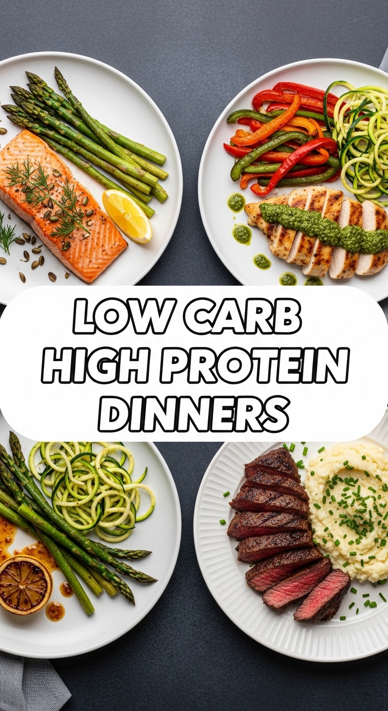 Low Carb High Protein Dinners