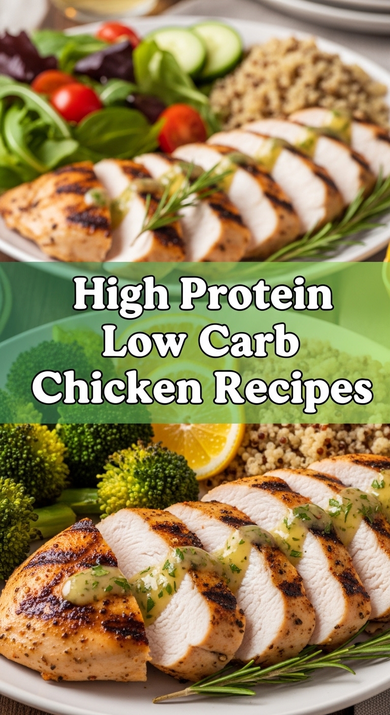 High Protein Low Carb Chicken Recipes