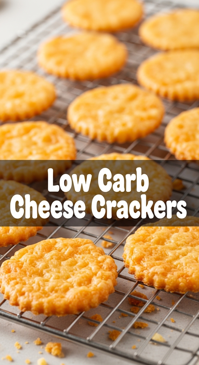 Low Carb Cheese Crackers
