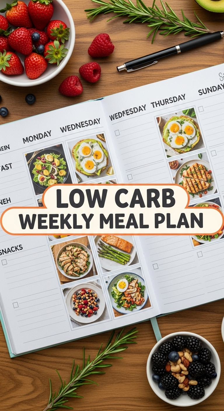 Low Carb Weekly Meal Plan