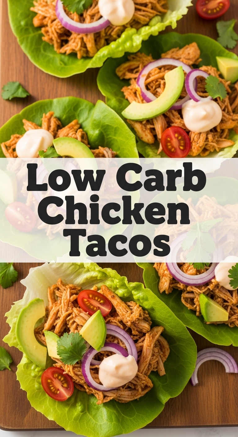 Low Carb Chicken Tacos
