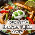 Low Carb Chicken Fajita Soup