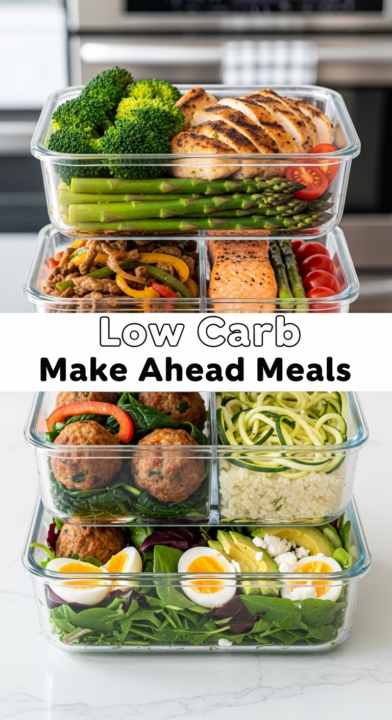 Low Carb Make Ahead Meals