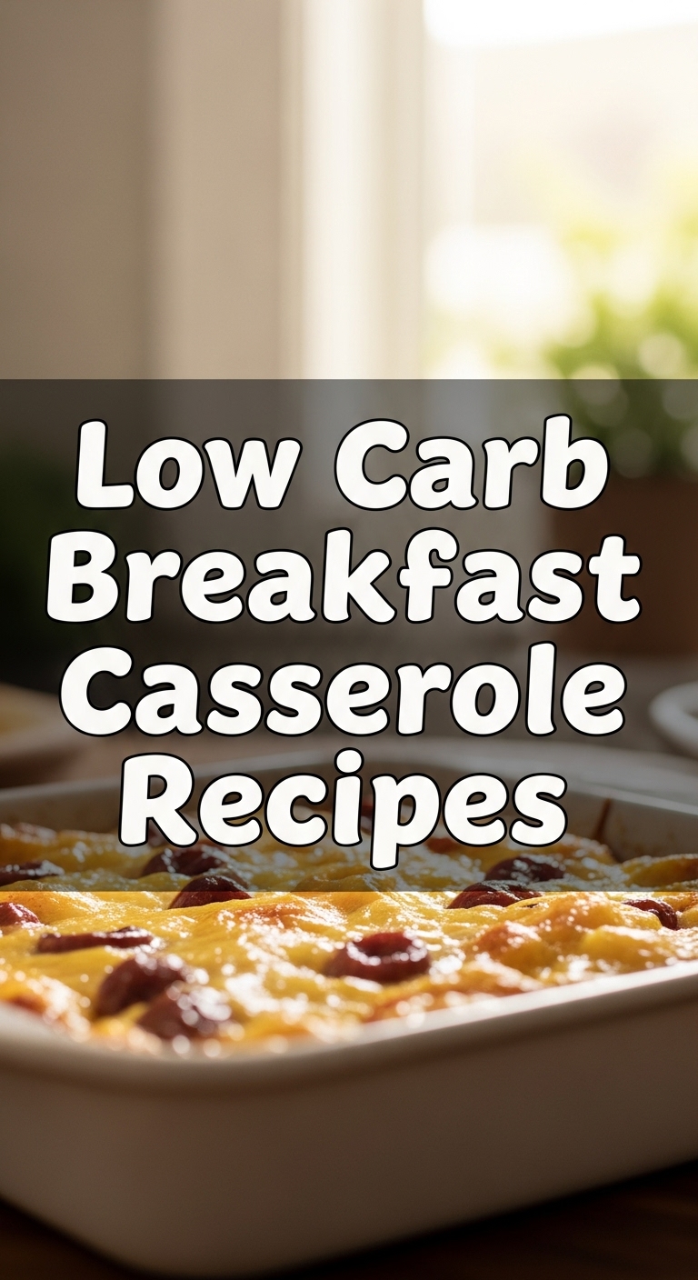 Low Carb Breakfast Casserole Recipes