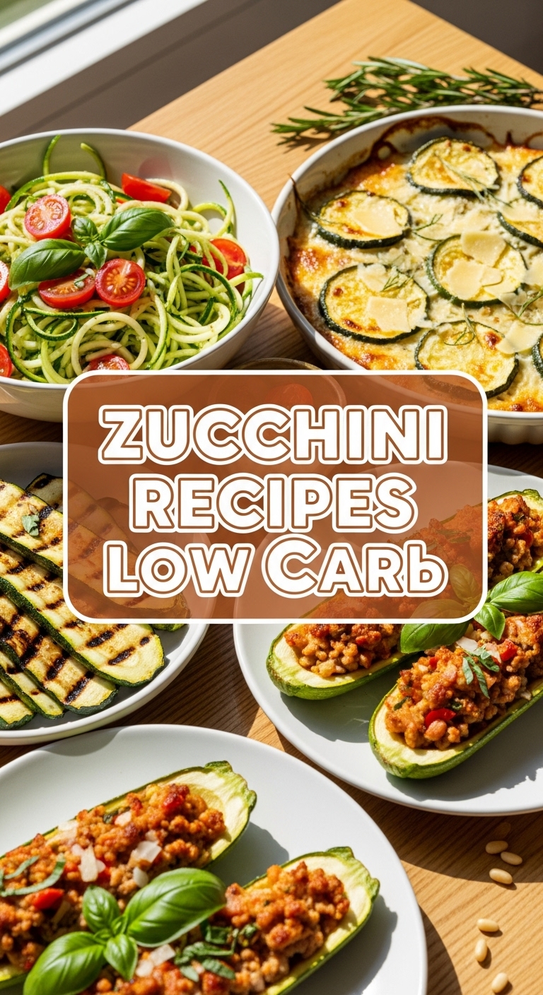 Zucchini Recipes Low Carb