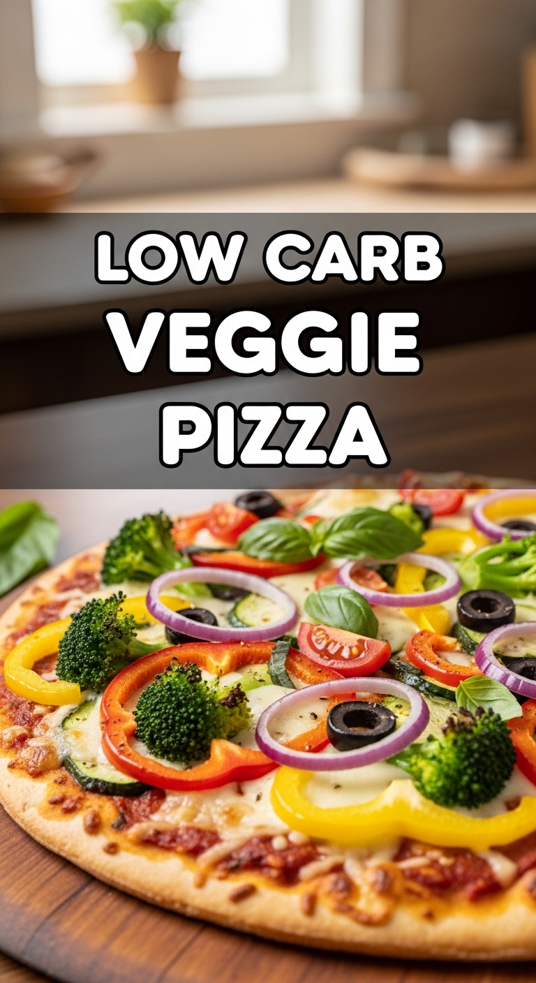 Low Carb Veggie Pizza