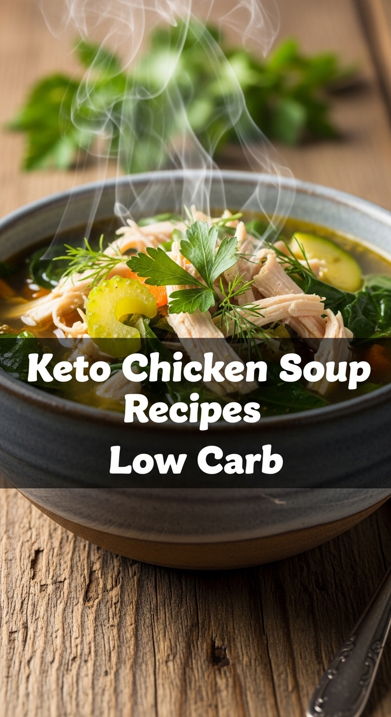 Keto Chicken Soup Recipes Low Carb