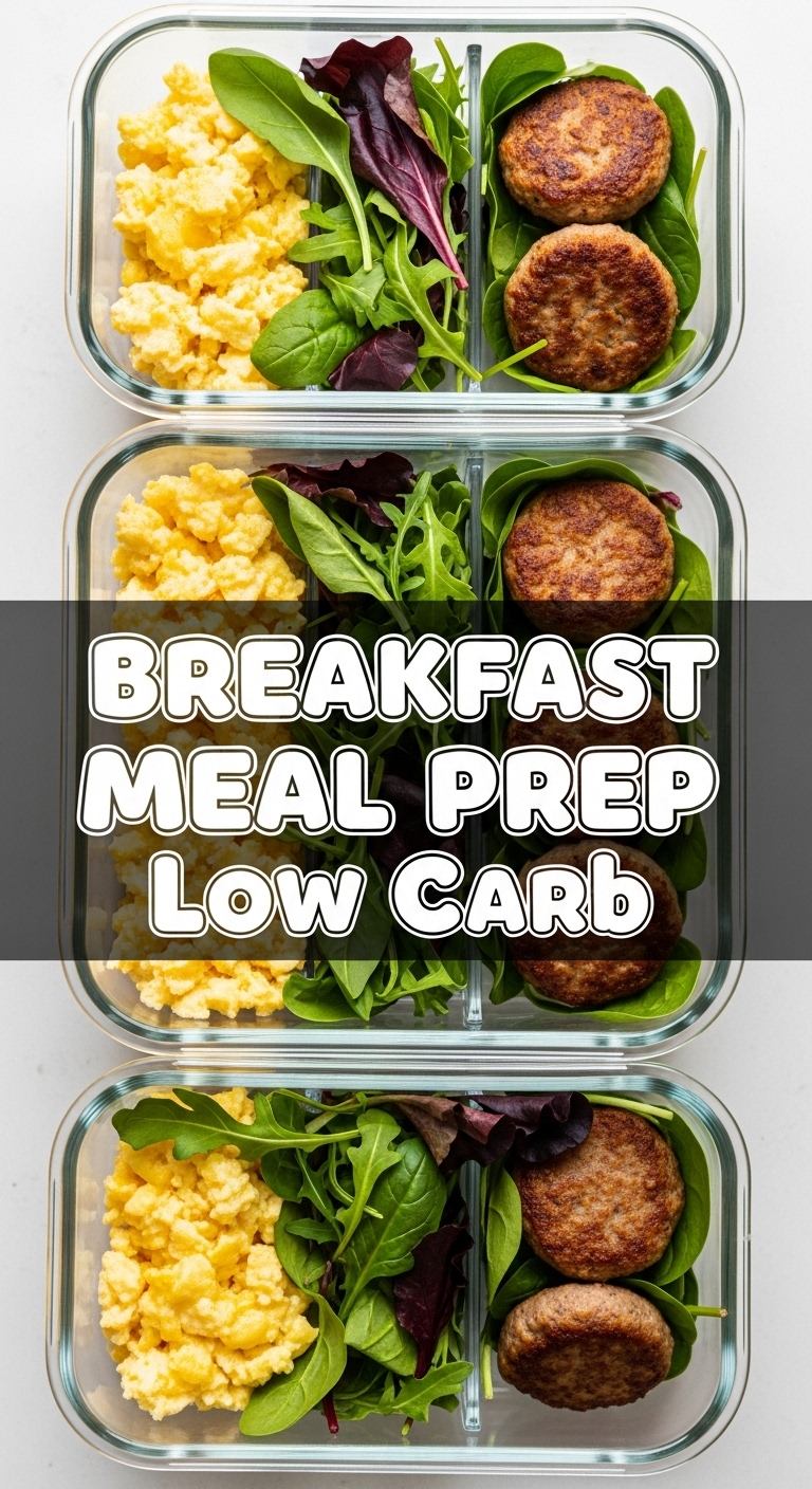 Breakfast Meal Prep Low Carb