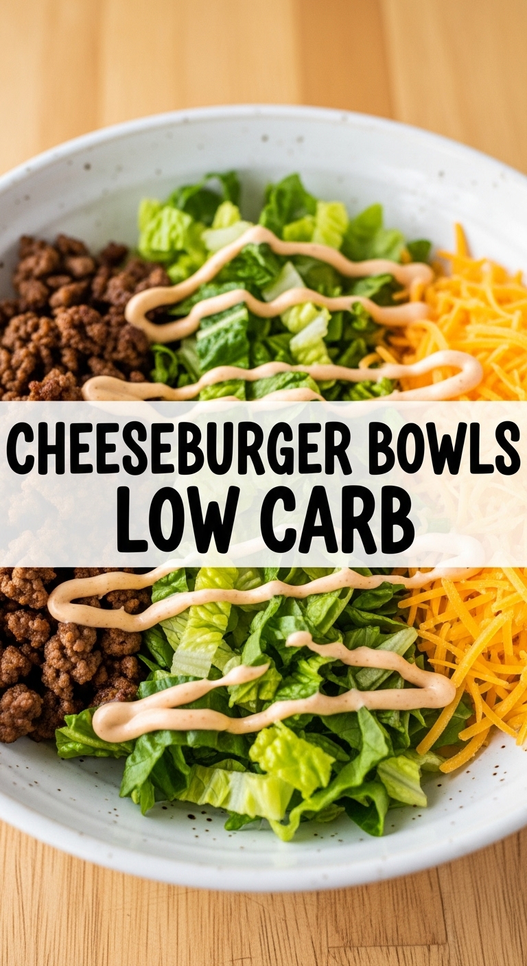 Cheeseburger Bowls Low Carb