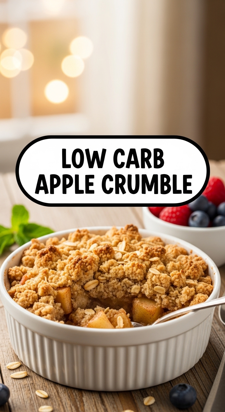 Low Carb Apple Crumble