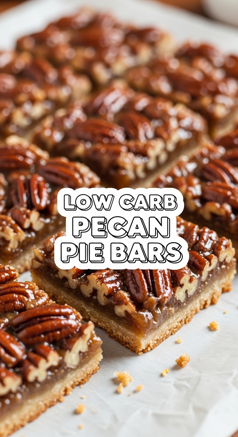 Low Carb Pecan Pie Bars