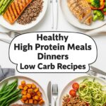 Healthy High Protein Meals Dinners Low Carb Recipes