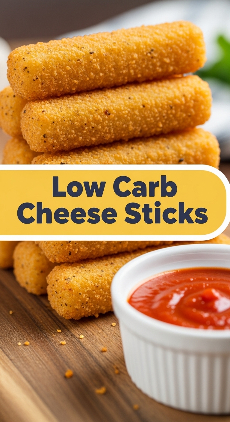 Low Carb Cheese Sticks