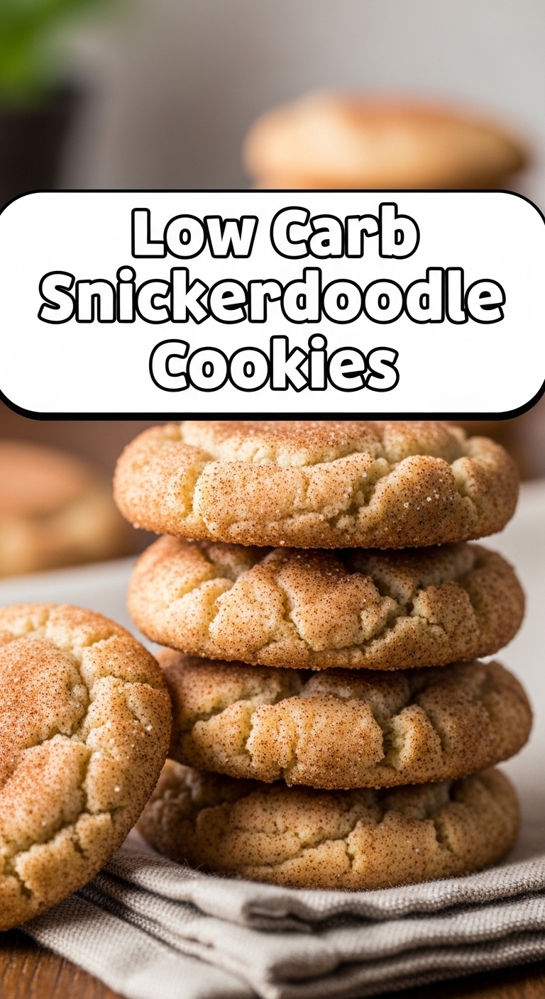 Low Carb Snickerdoodle Cookies