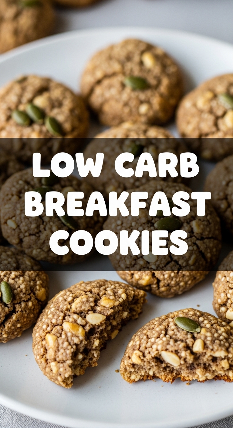 Low Carb Breakfast Cookies