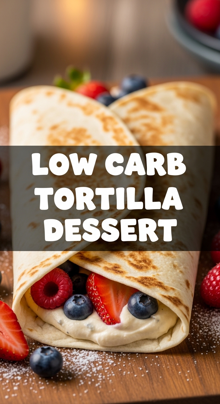 Low Carb Tortilla Dessert