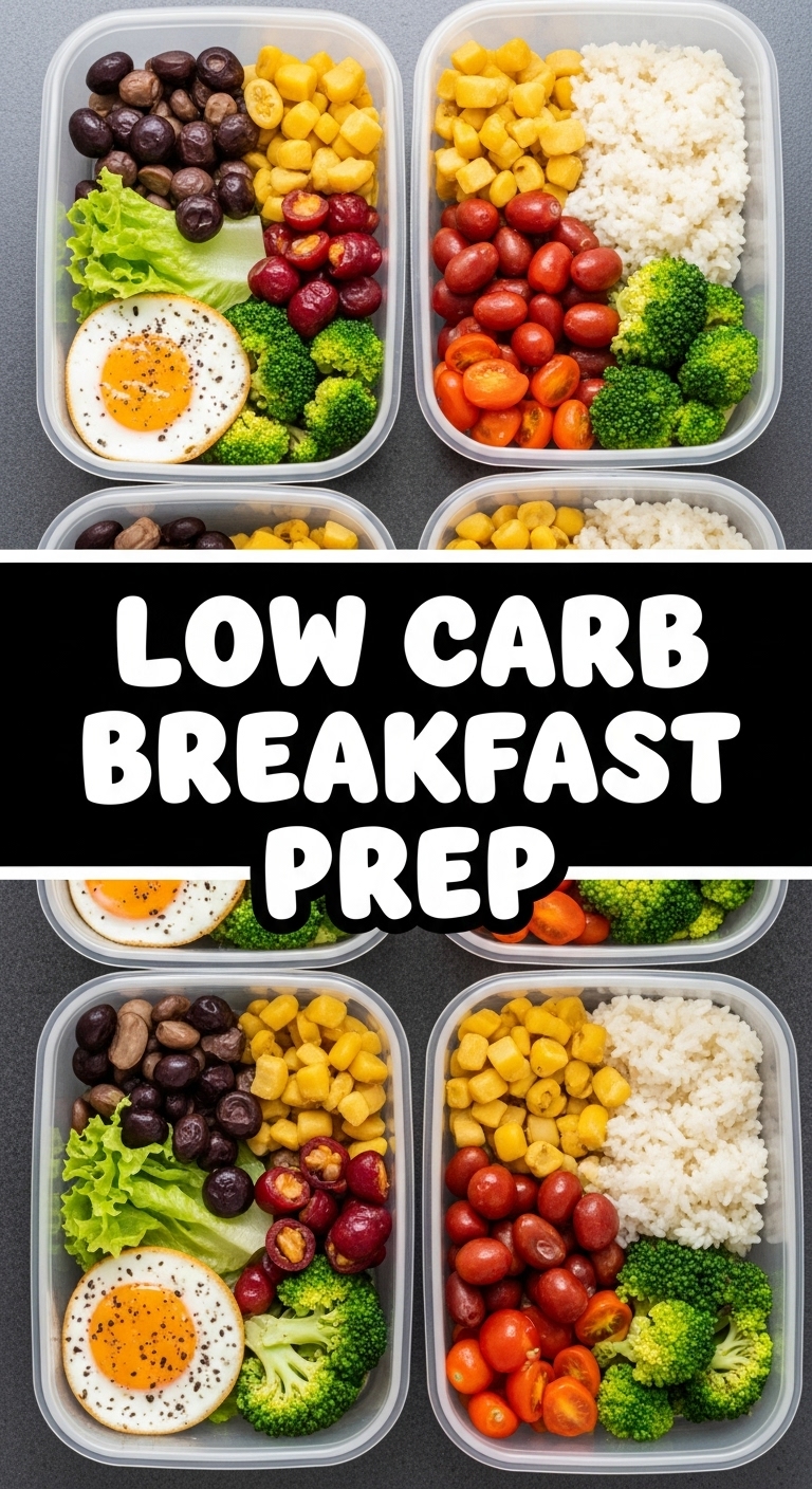 Low Carb Breakfast Prep