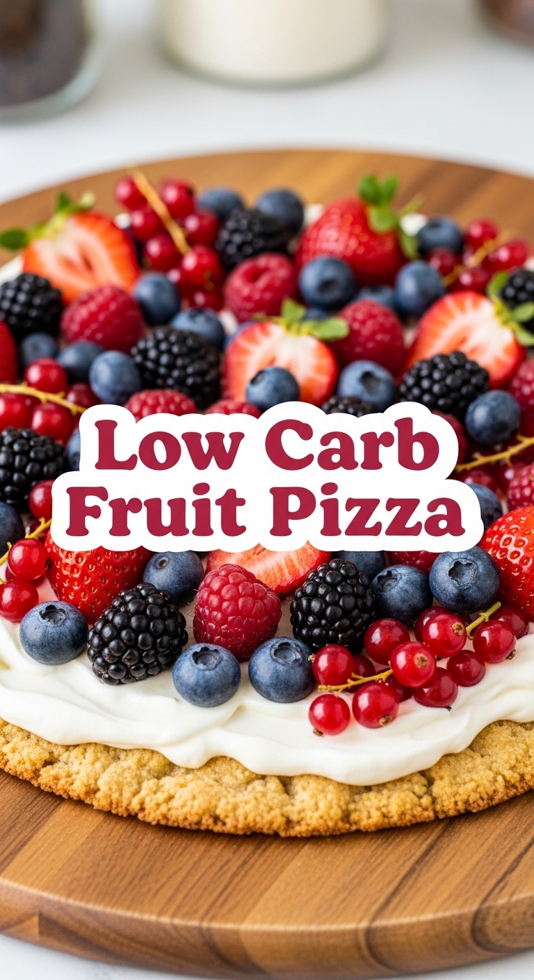 Low Carb Fruit Pizza