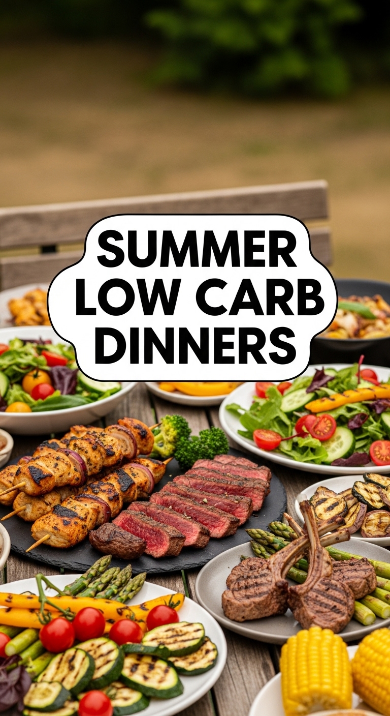 Summer Low Carb Dinners
