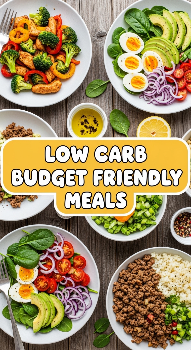 Low Carb Budget Friendly Meals