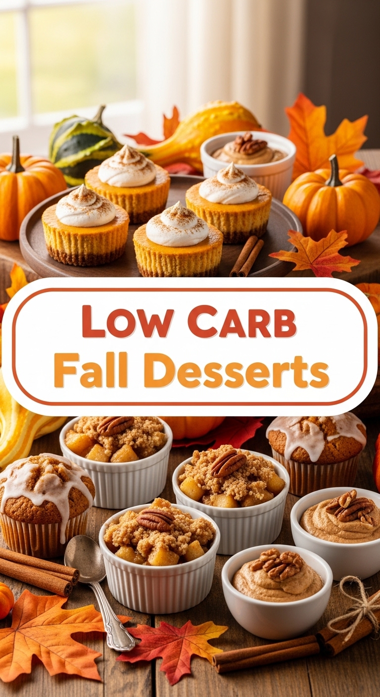 Low Carb Fall Desserts
