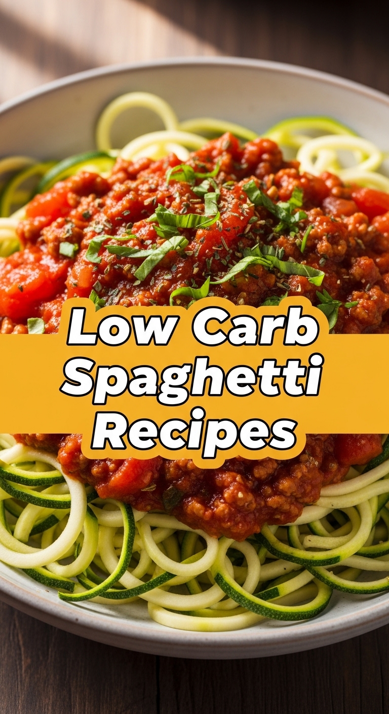 Low Carb Spaghetti Recipes