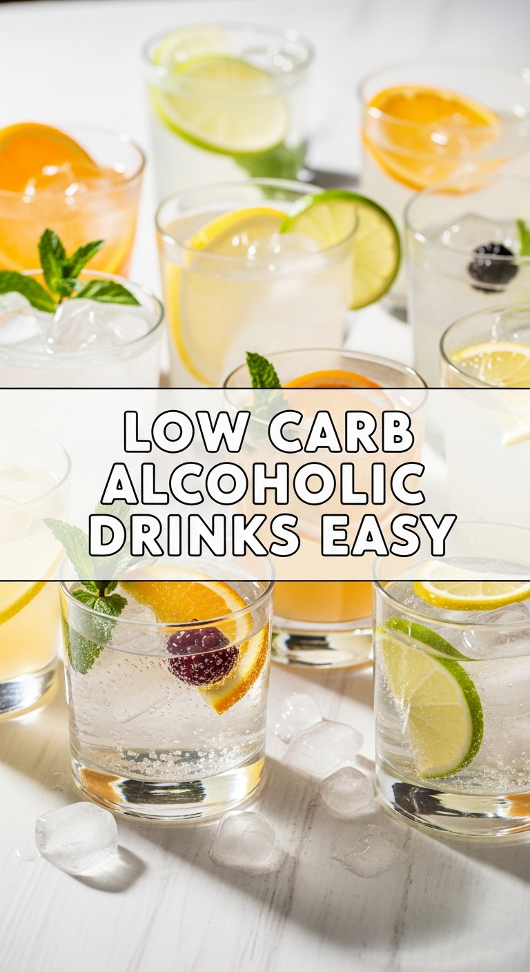 Low Carb Alcoholic Drinks Easy
