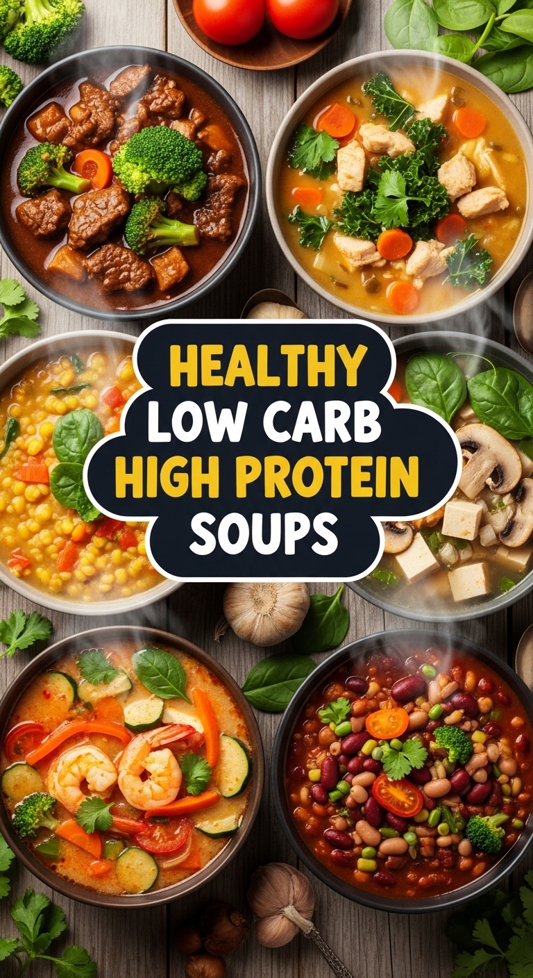 Healthy Low Carb High Protein Soups